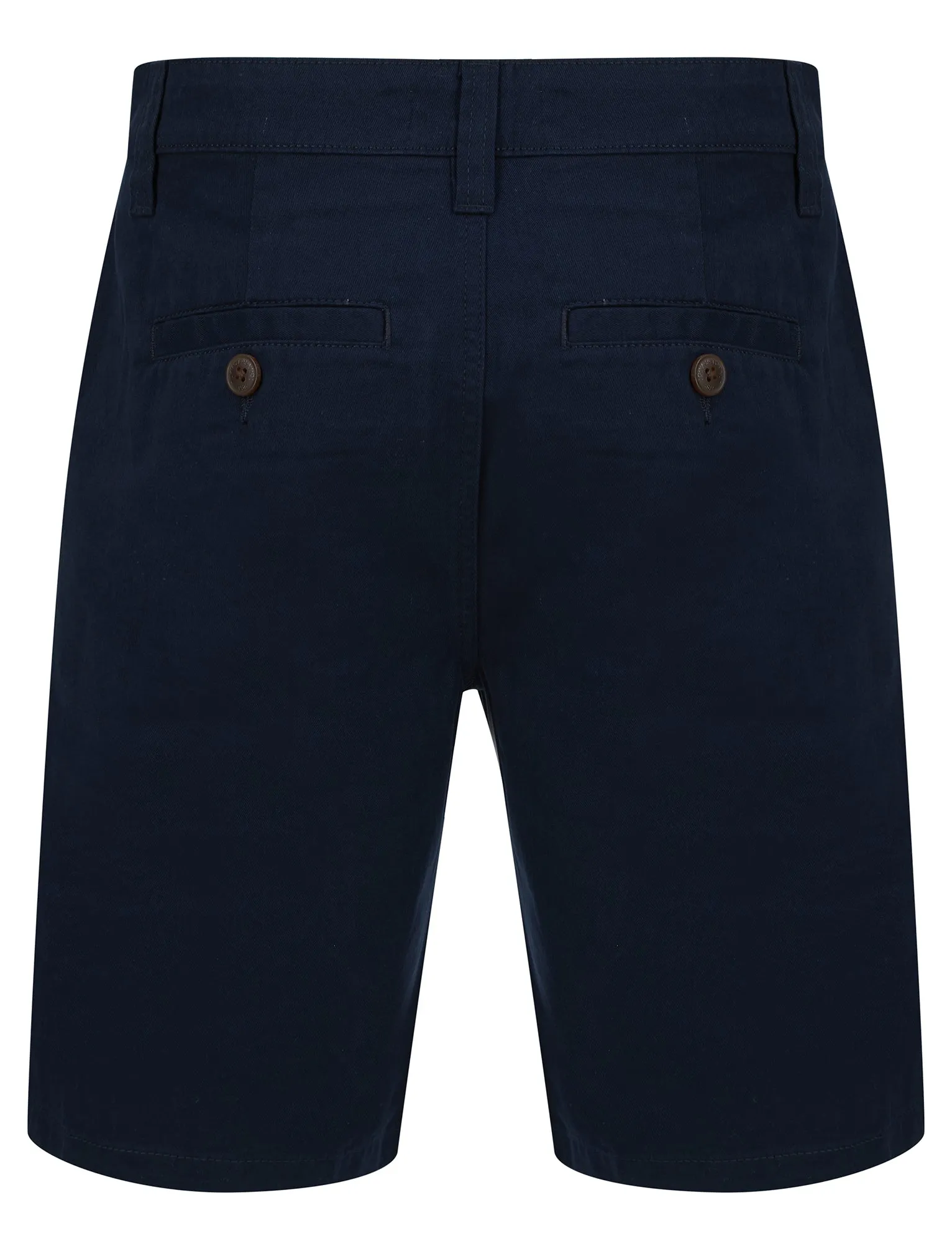 Elvio Cotton Twill Chino Shorts in Sky Captain Navy - Tokyo Laundry