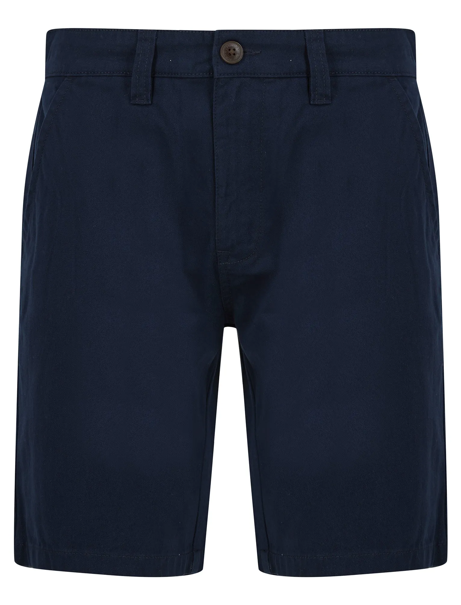 Elvio Cotton Twill Chino Shorts in Sky Captain Navy - Tokyo Laundry