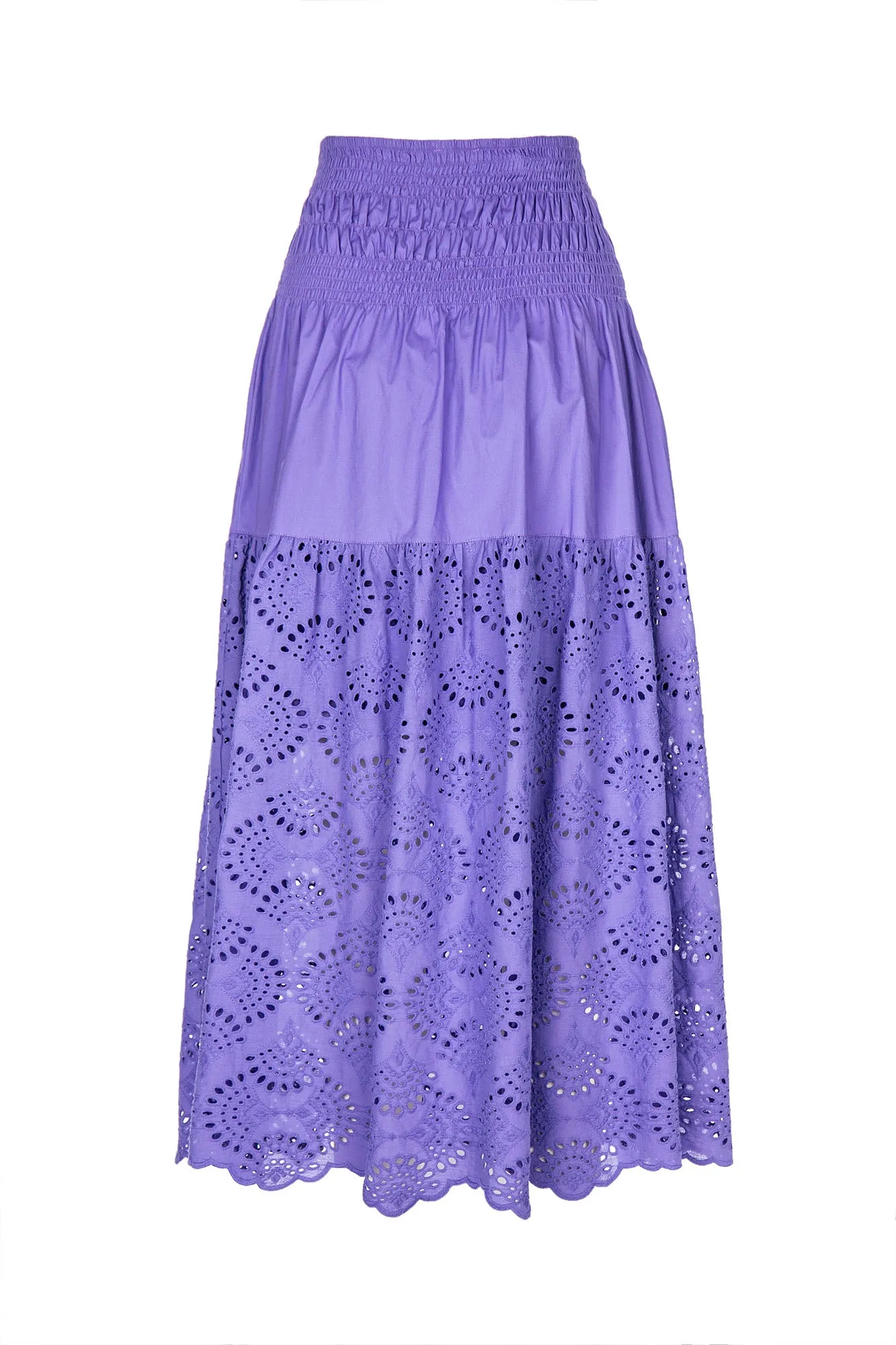 ENGLISH EMBROIDERY SKIRT