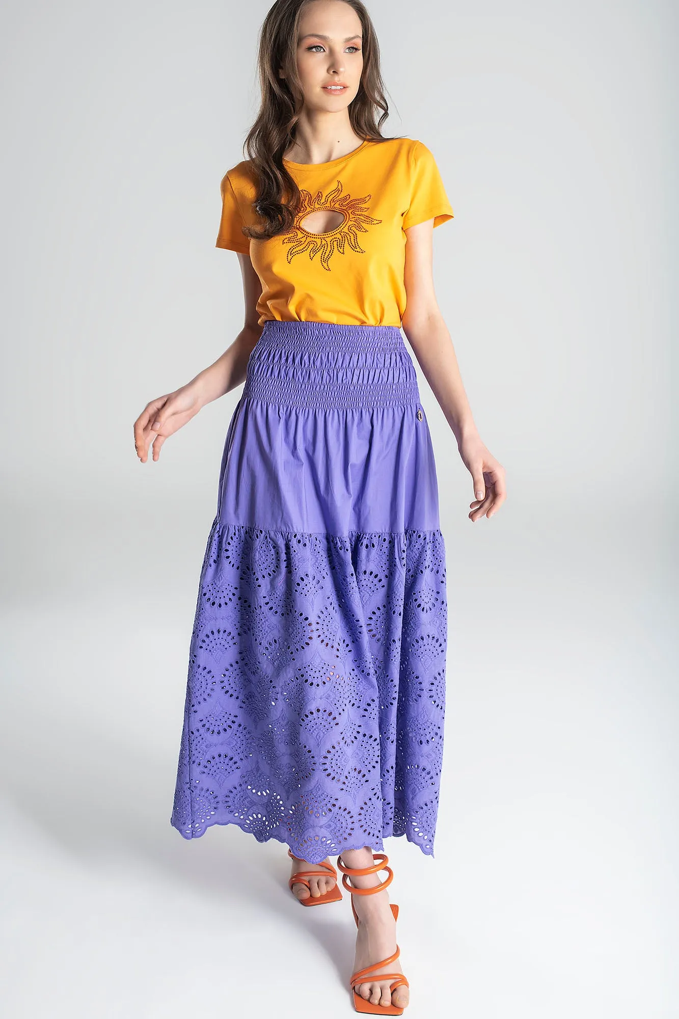 ENGLISH EMBROIDERY SKIRT