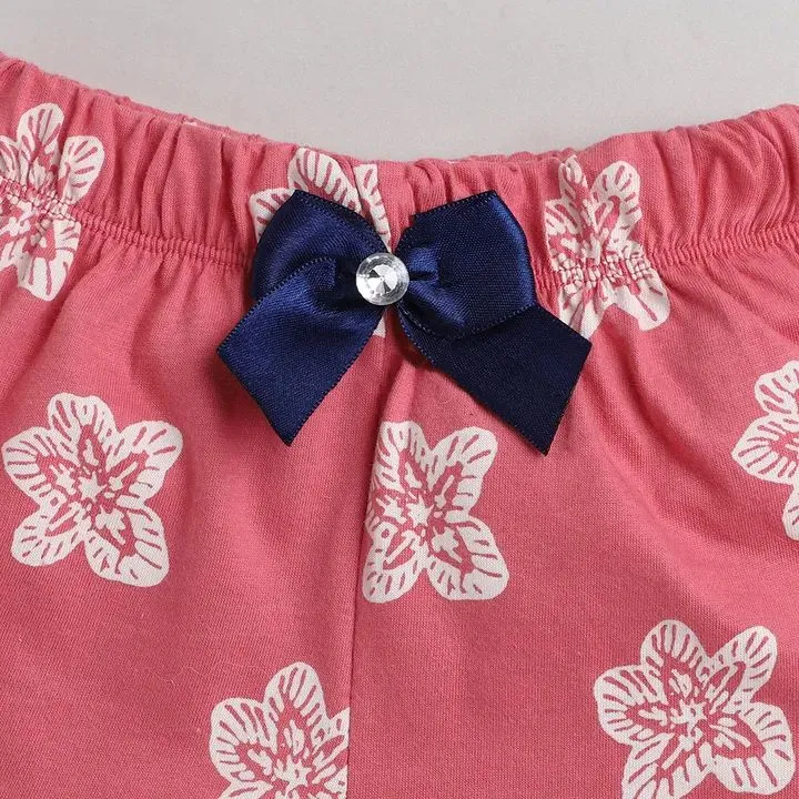 Floral Printed Short - Pink