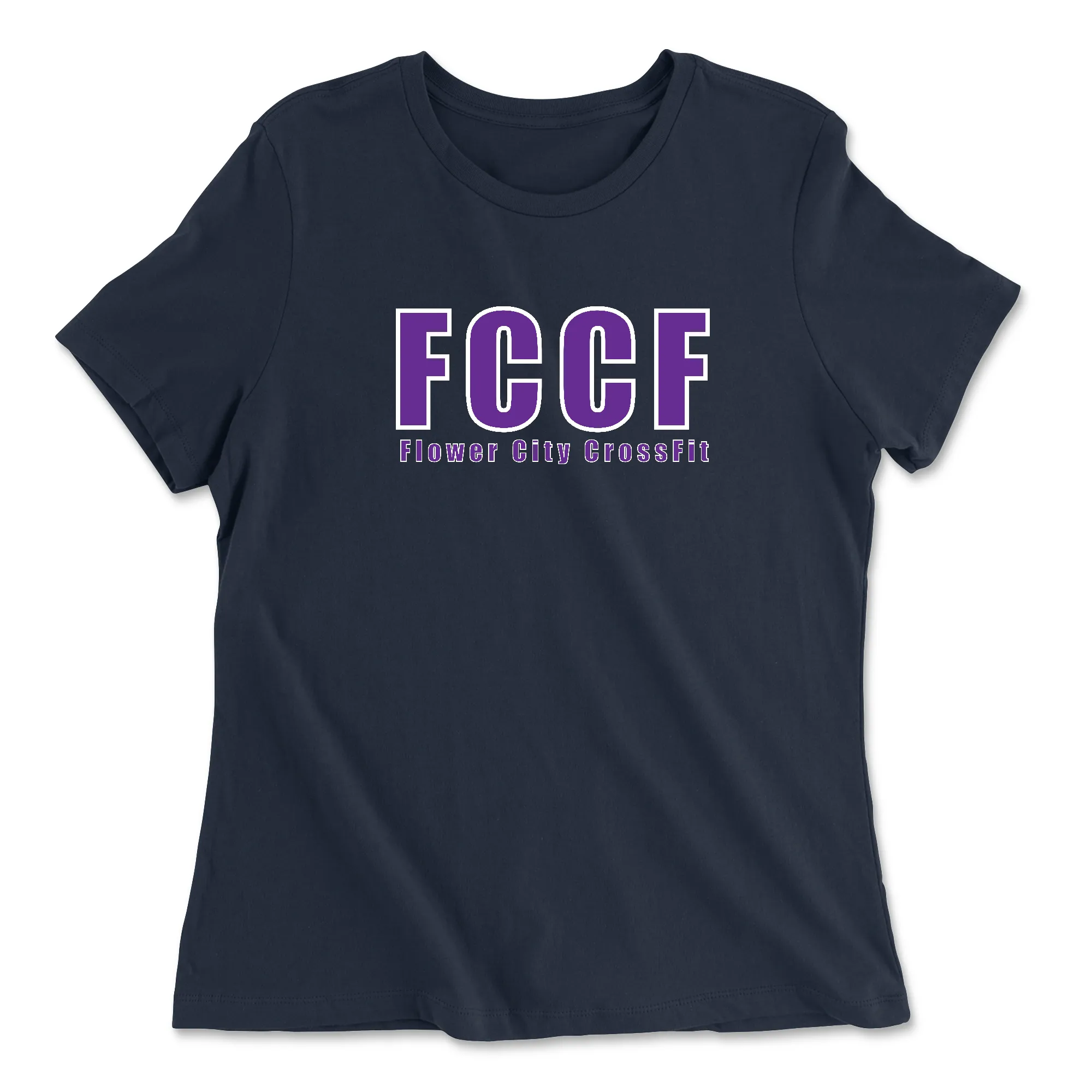 Flower City CrossFit Purple Womens - Relaxed Jersey T-Shirt