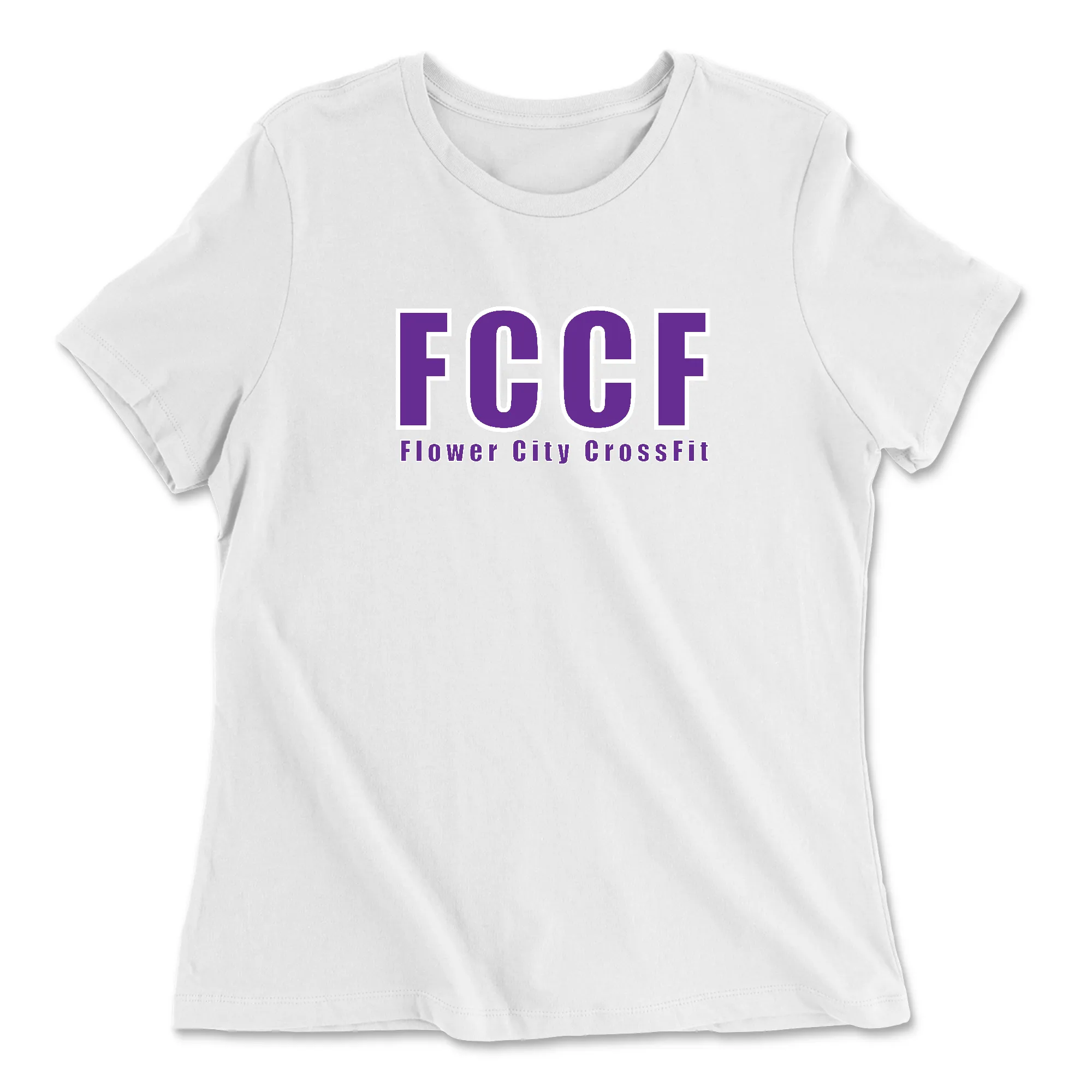 Flower City CrossFit Purple Womens - Relaxed Jersey T-Shirt