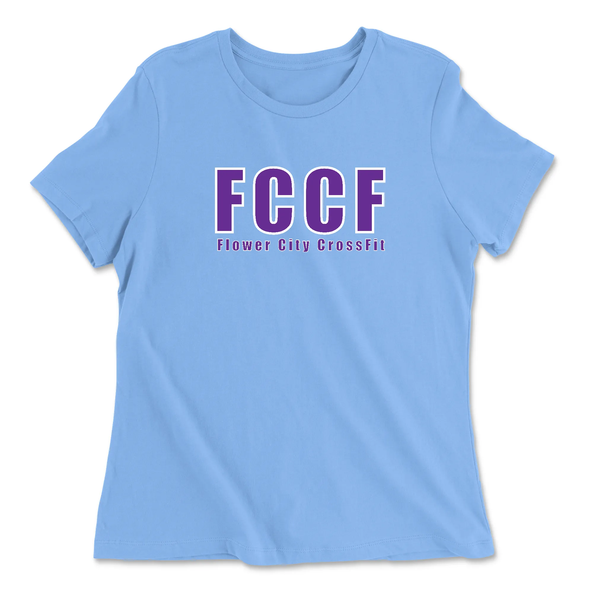 Flower City CrossFit Purple Womens - Relaxed Jersey T-Shirt