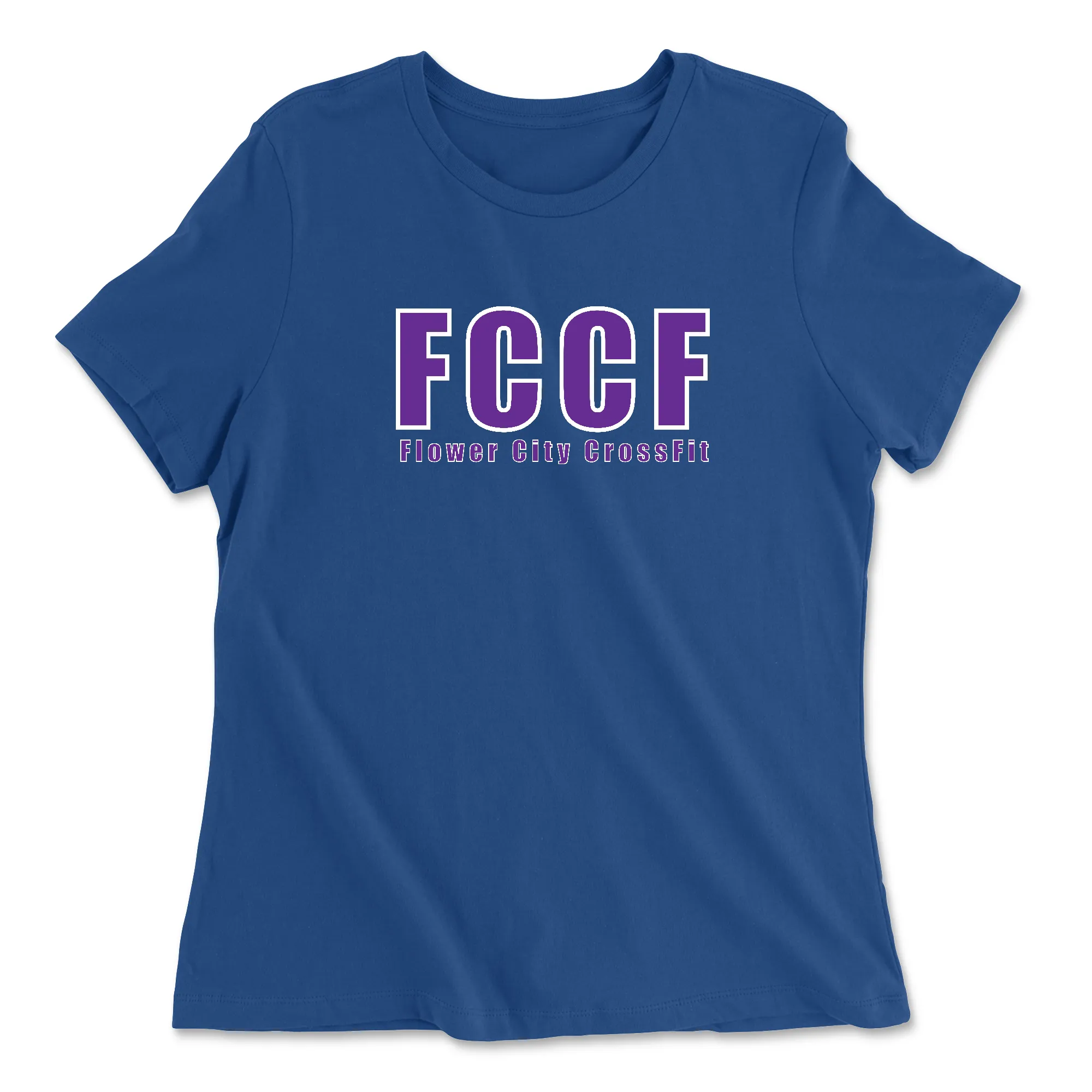 Flower City CrossFit Purple Womens - Relaxed Jersey T-Shirt