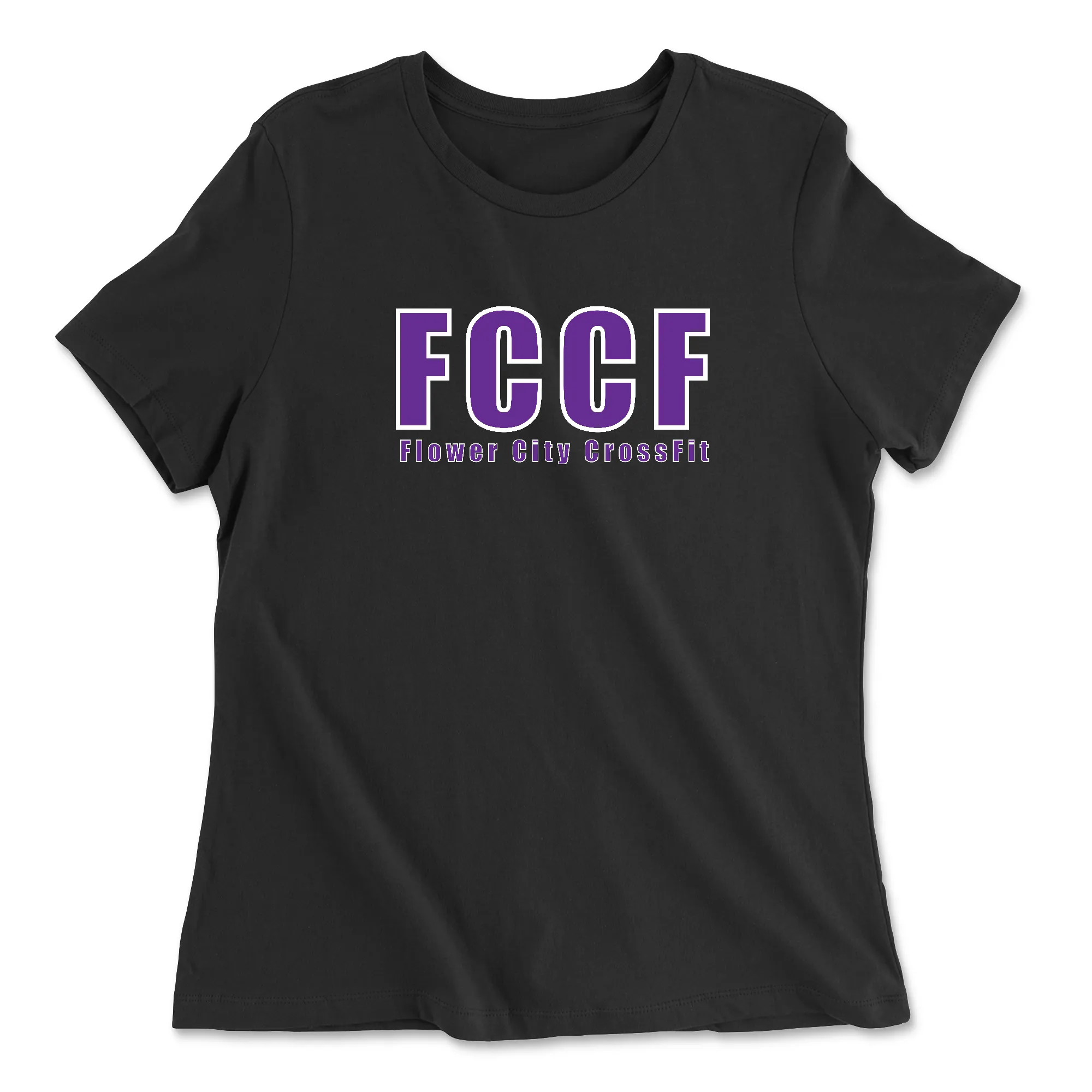 Flower City CrossFit Purple Womens - Relaxed Jersey T-Shirt