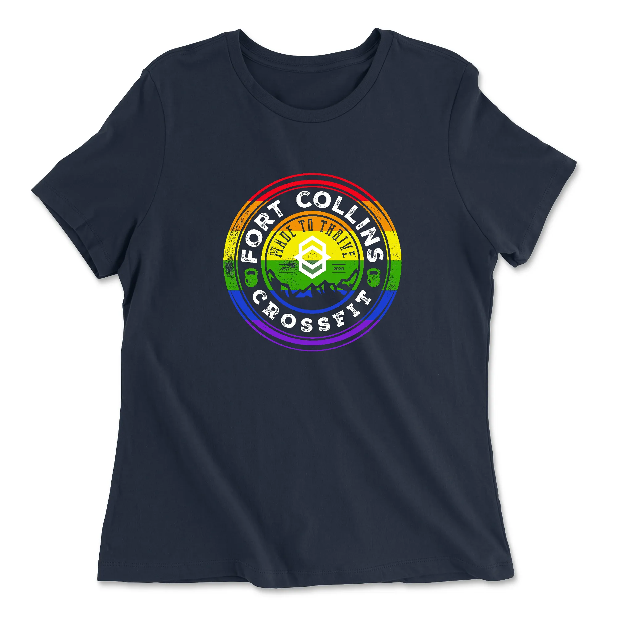 Fort Collins CrossFit Pride Womens - Relaxed Jersey T-Shirt