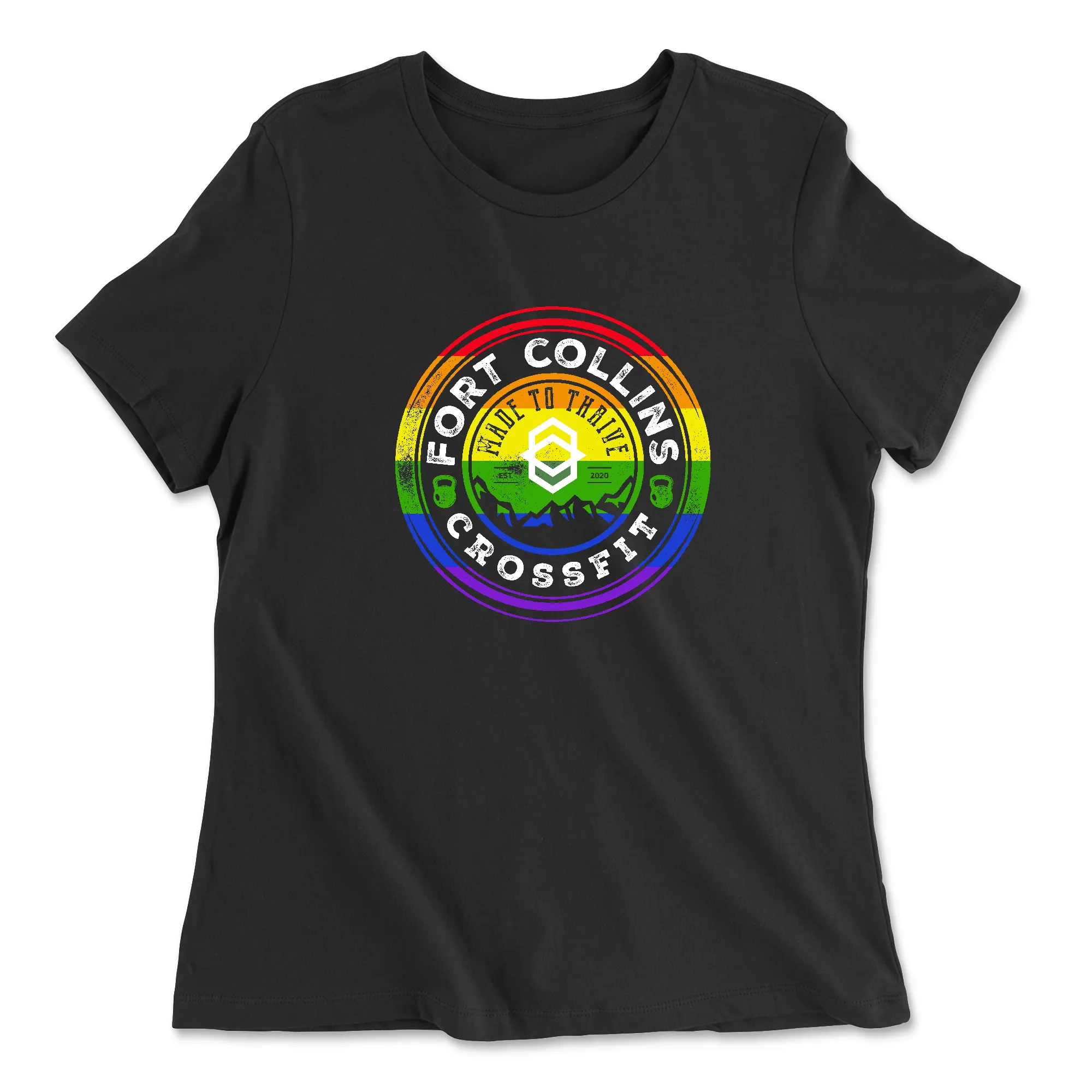 Fort Collins CrossFit Pride Womens - Relaxed Jersey T-Shirt