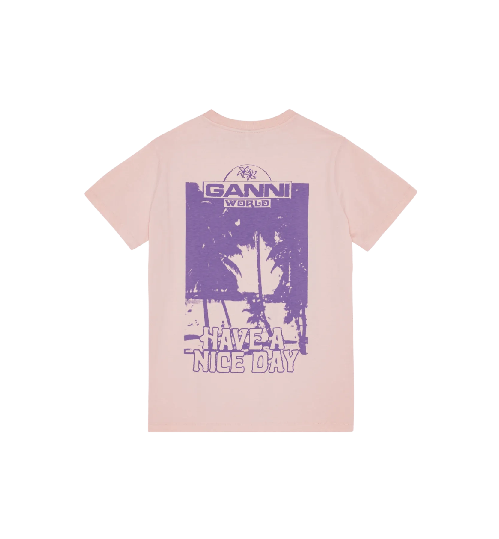 GANNI Palm Trees Relaxed T-shirt