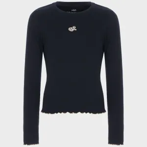 Girls Ribbed Long Sleeve Top