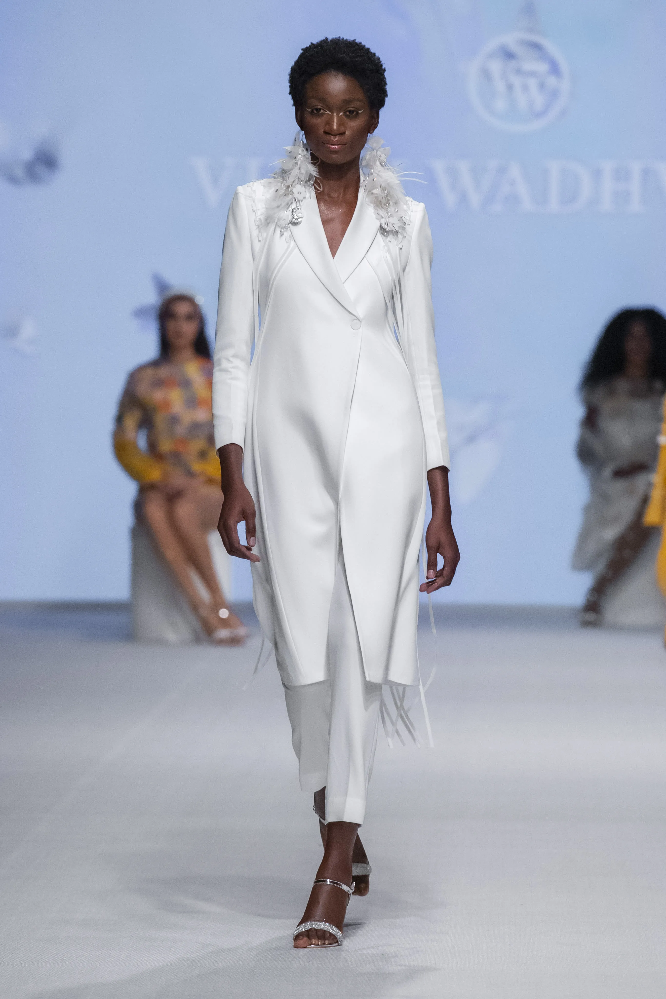 HAWA Blazer With Fringe Detail