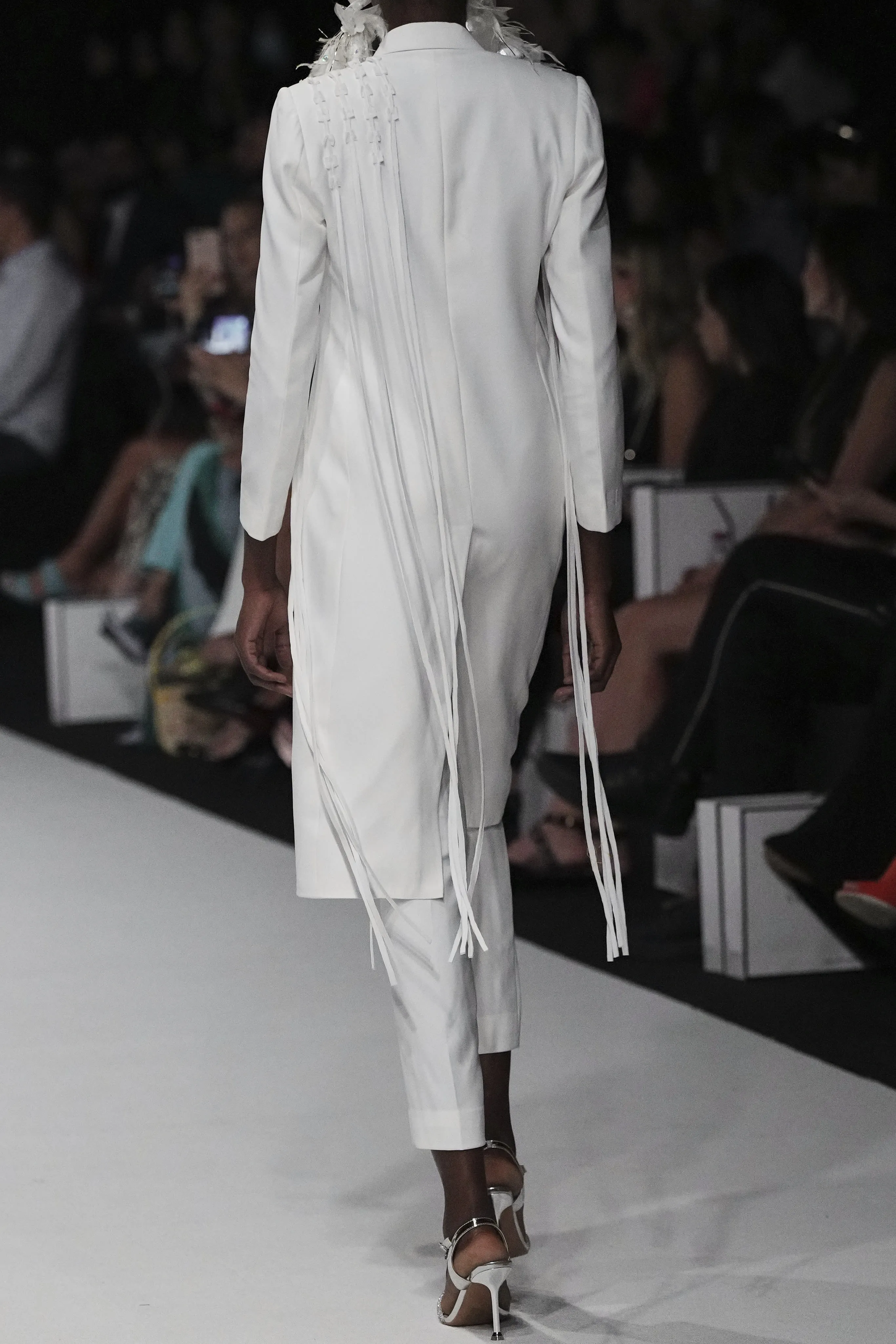 HAWA Blazer With Fringe Detail