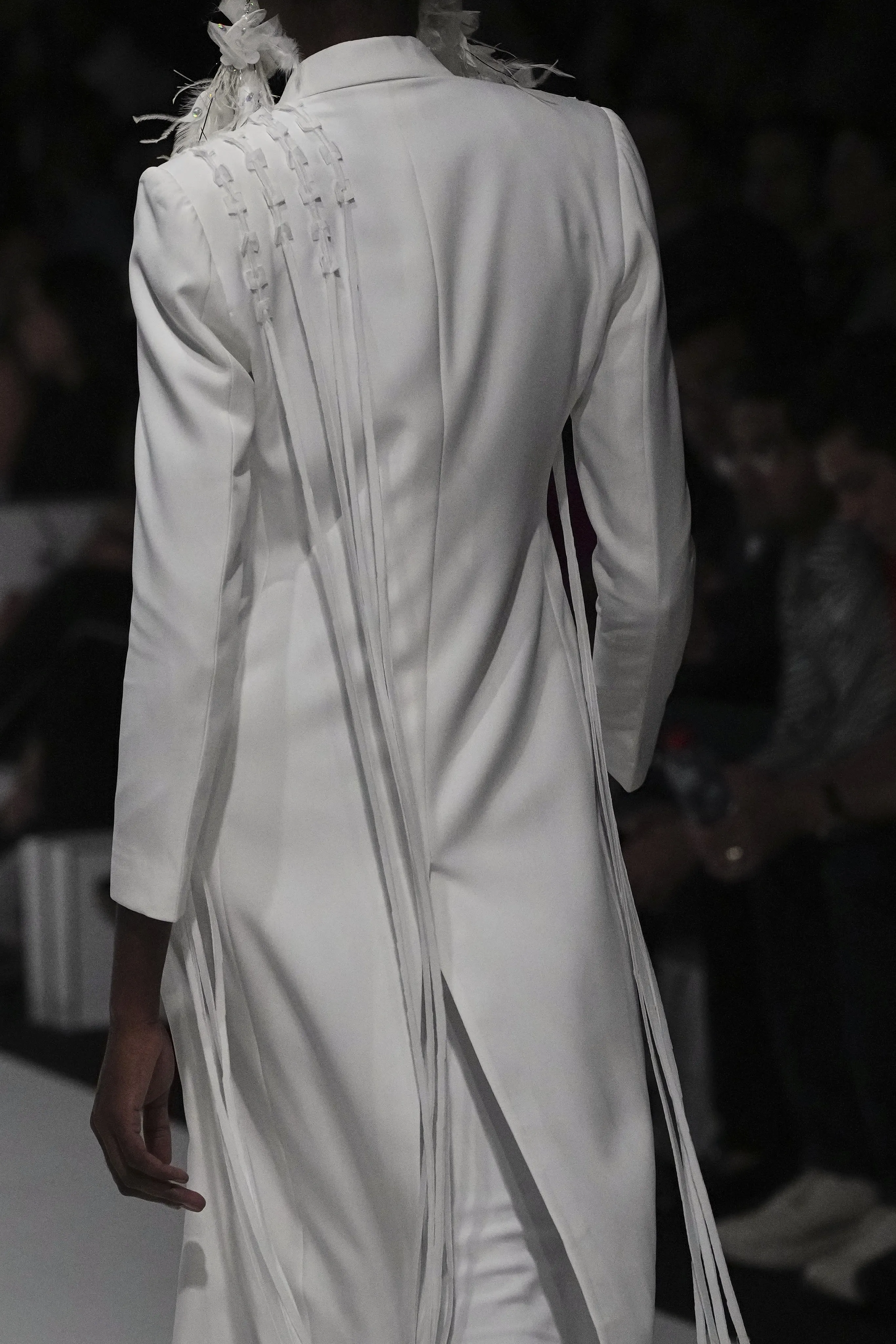 HAWA Blazer With Fringe Detail