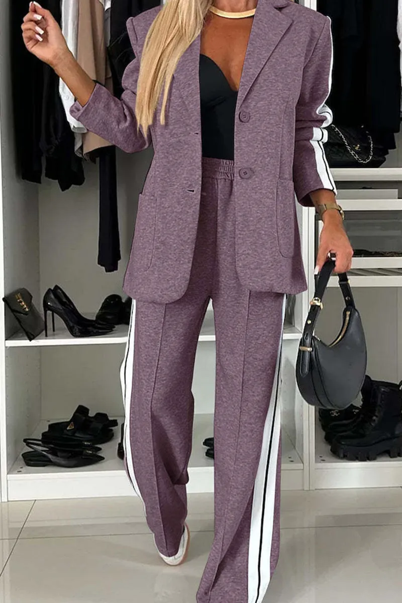 HUS1241 Sporty Blazer Set