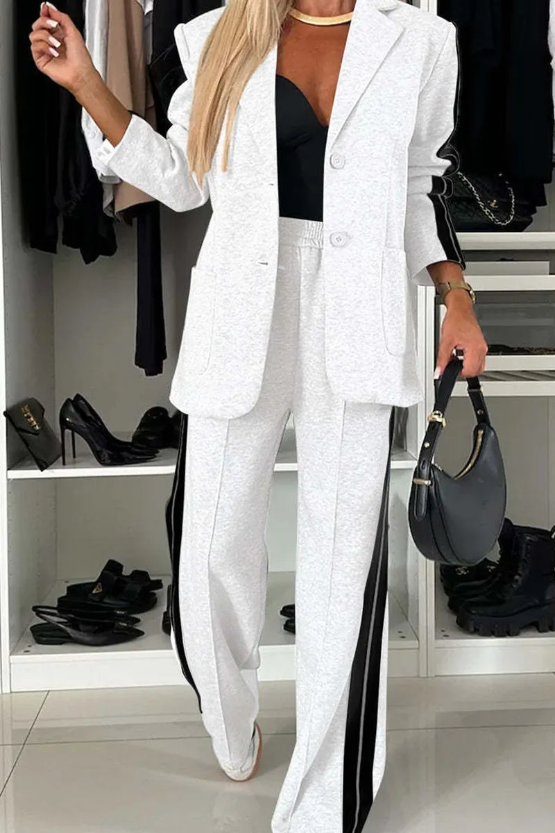 HUS1241 Sporty Blazer Set