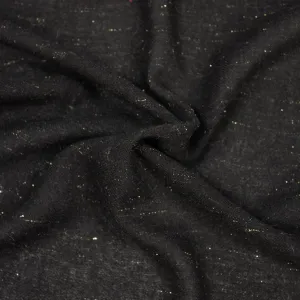 Jude Black & Gold Wool Lurex Blend SHOWROOM SAMPLE 34CM X 60CM