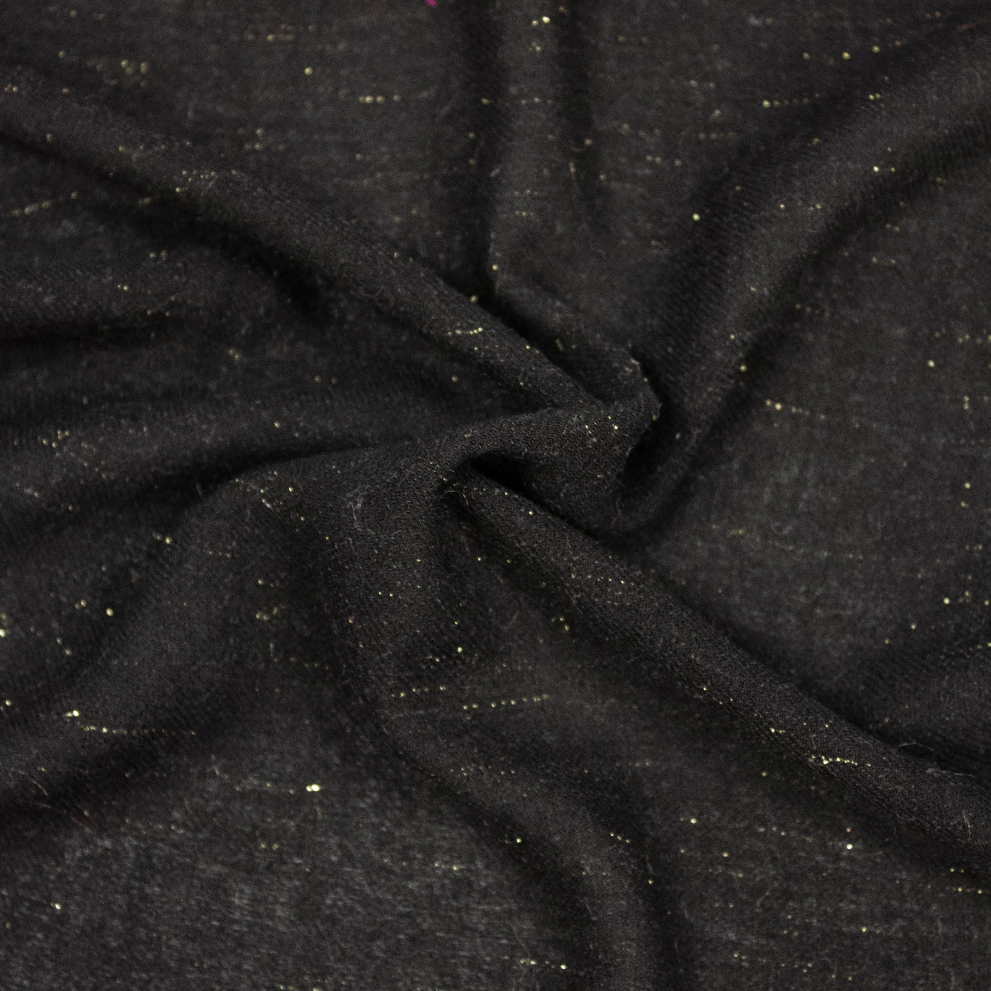 Jude Black & Gold Wool Lurex Blend SHOWROOM SAMPLE 34CM X 60CM