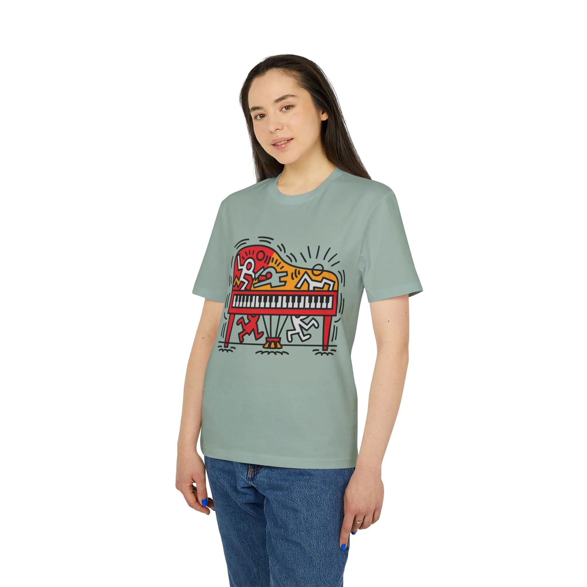 KH Tribute Pianist Fine Art Graphic T-Shirt