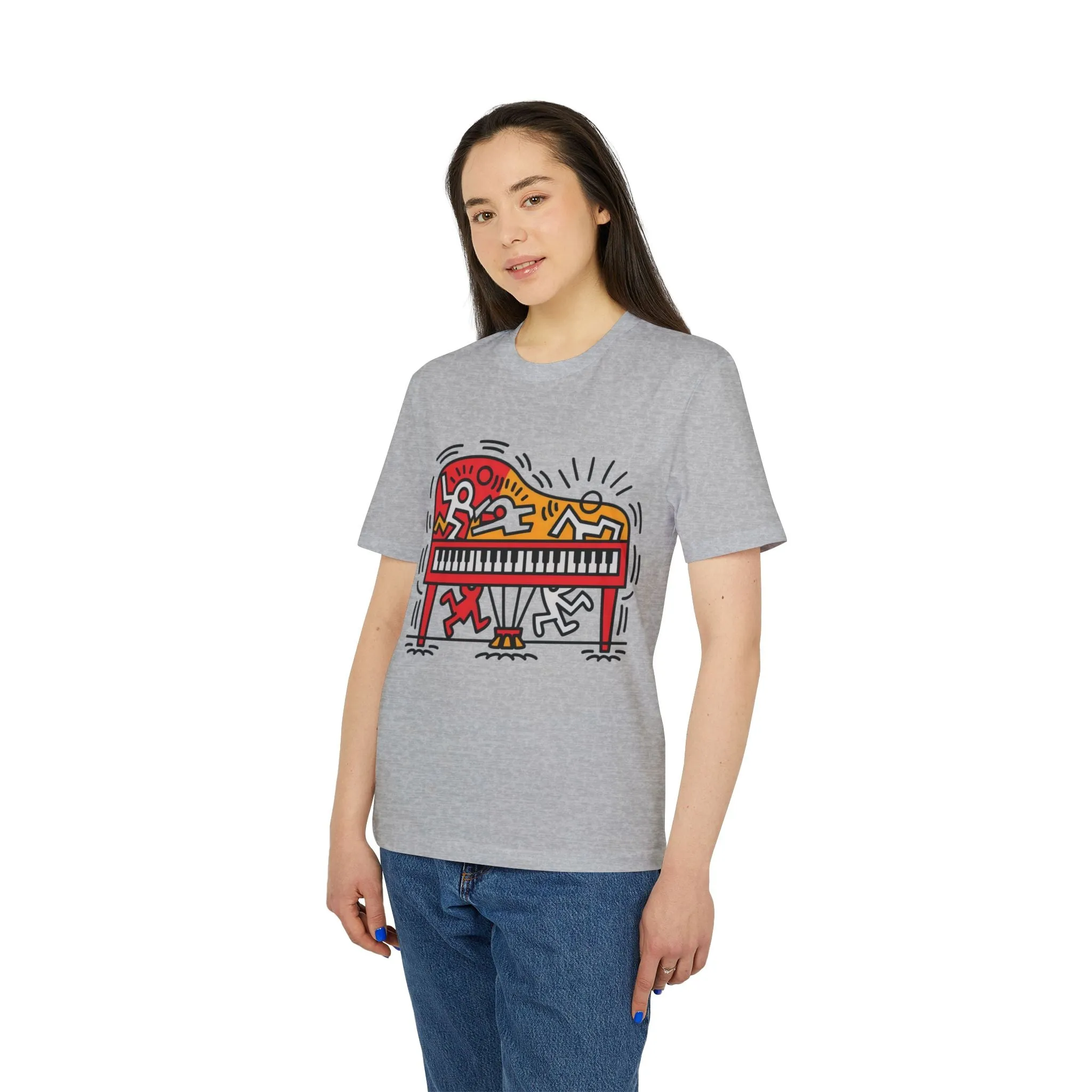 KH Tribute Pianist Fine Art Graphic T-Shirt