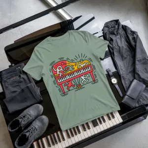 KH Tribute Pianist Fine Art Graphic T-Shirt