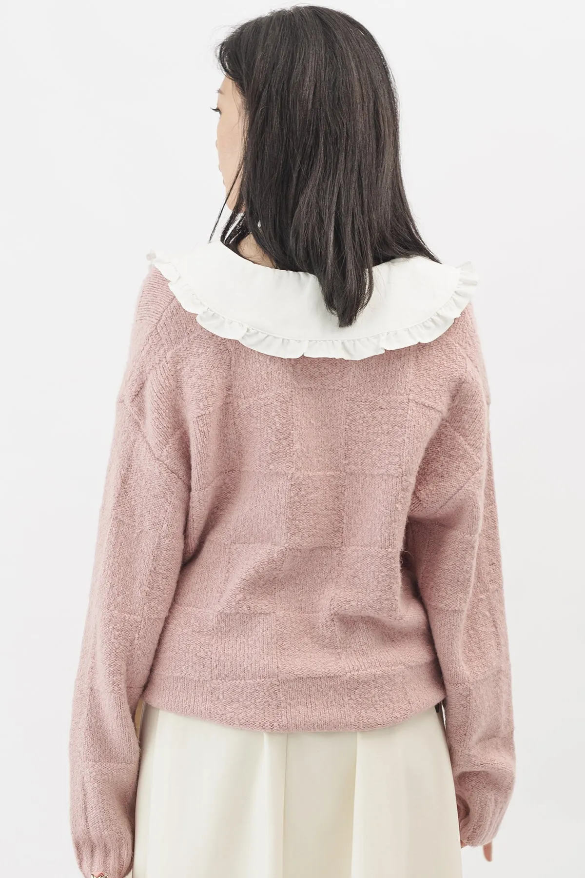 Lacey Collar Cardigan Top
