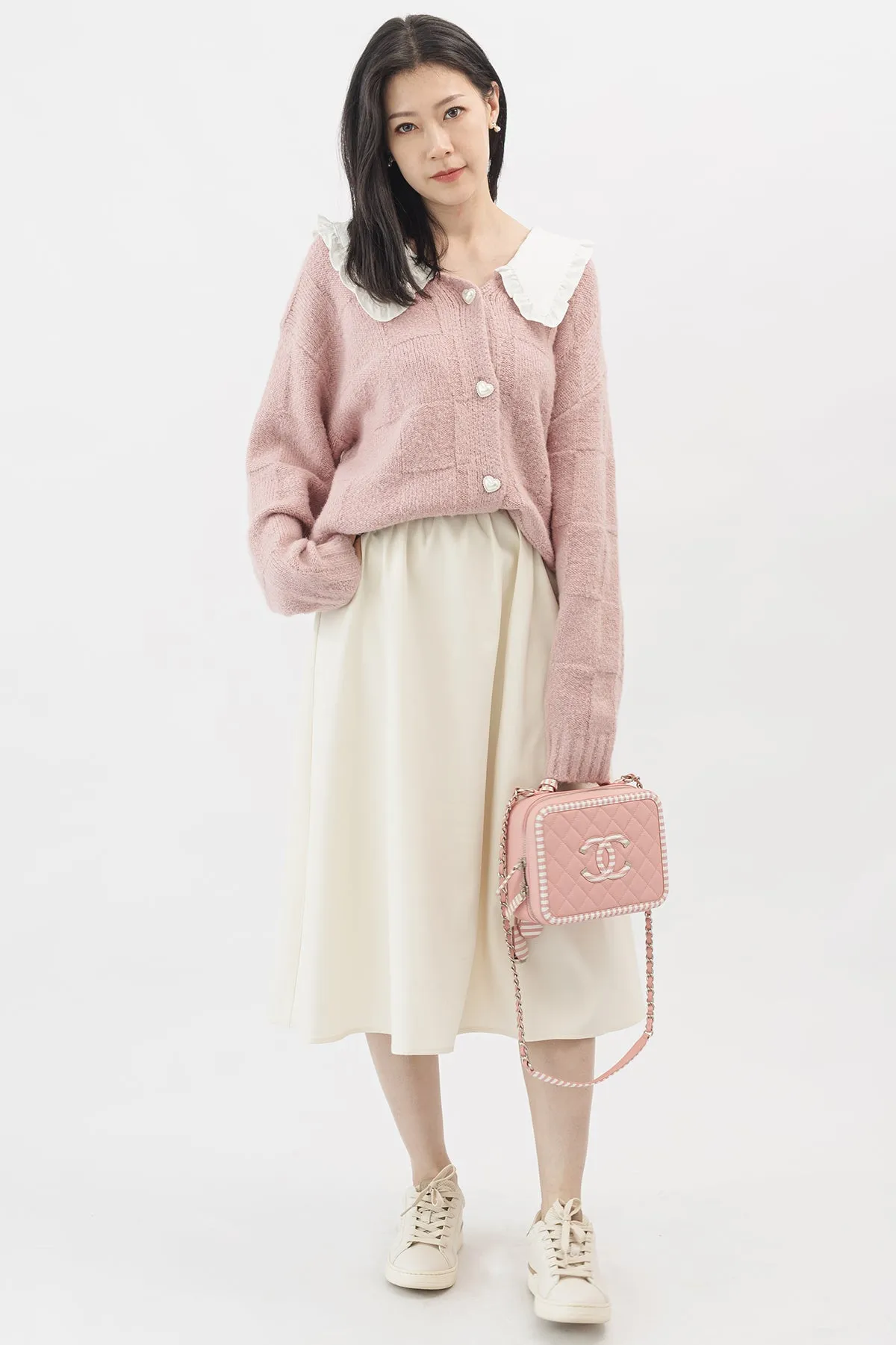 Lacey Collar Cardigan Top