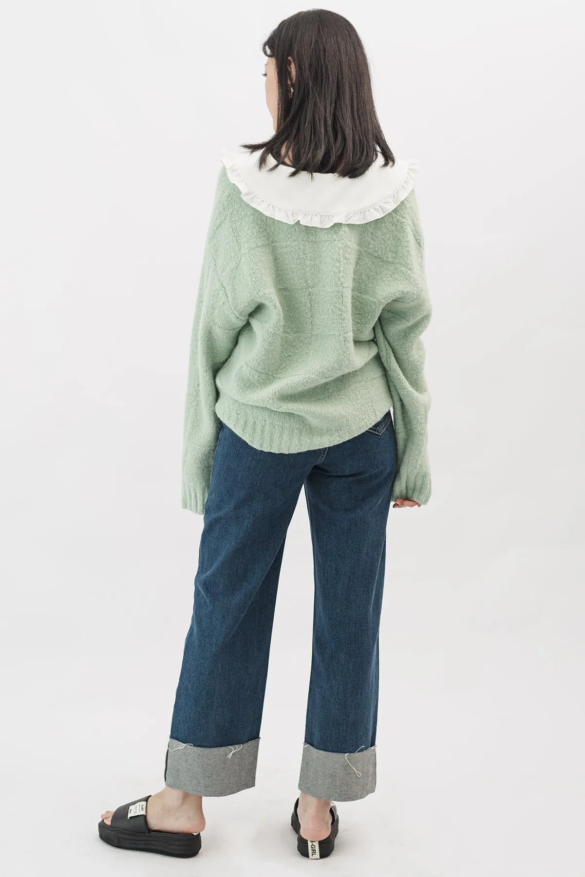 Lacey Collar Cardigan Top