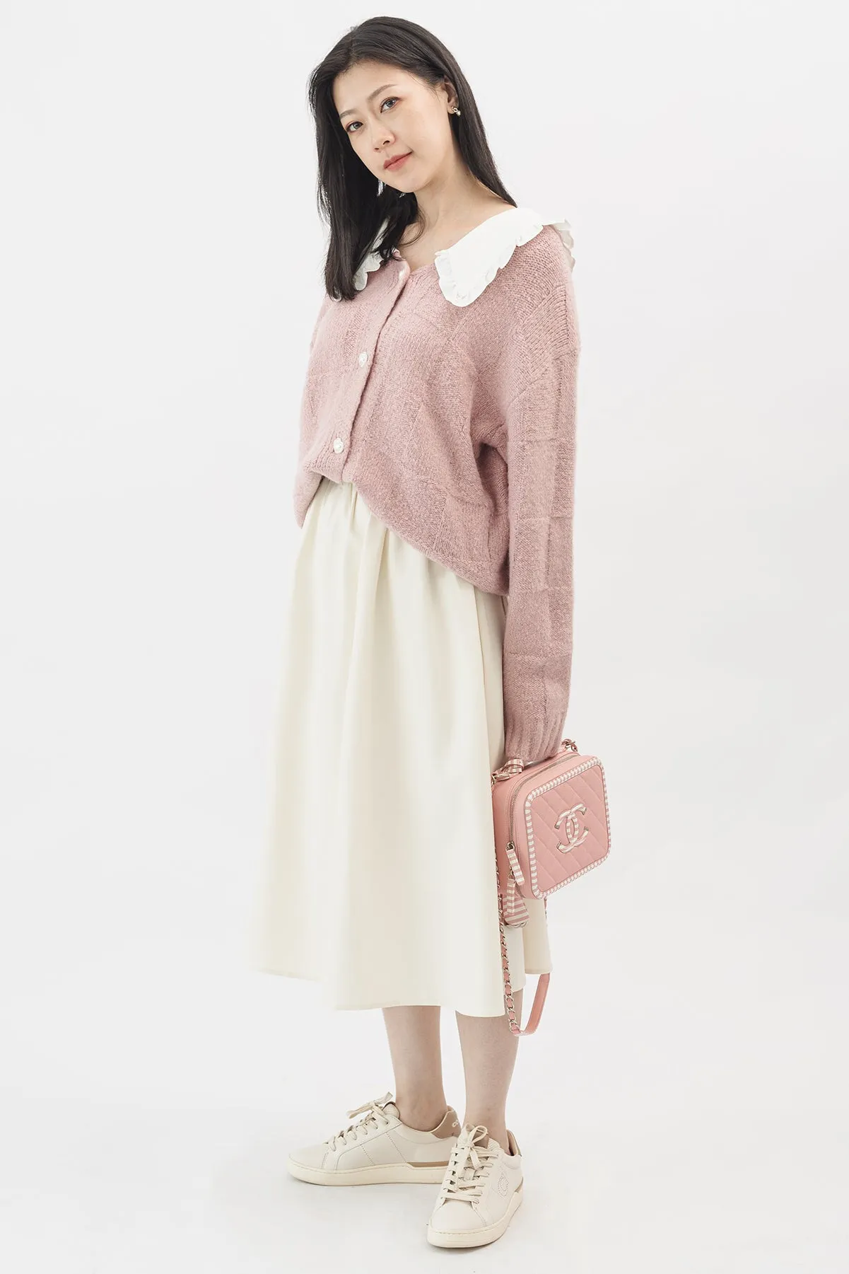 Lacey Collar Cardigan Top