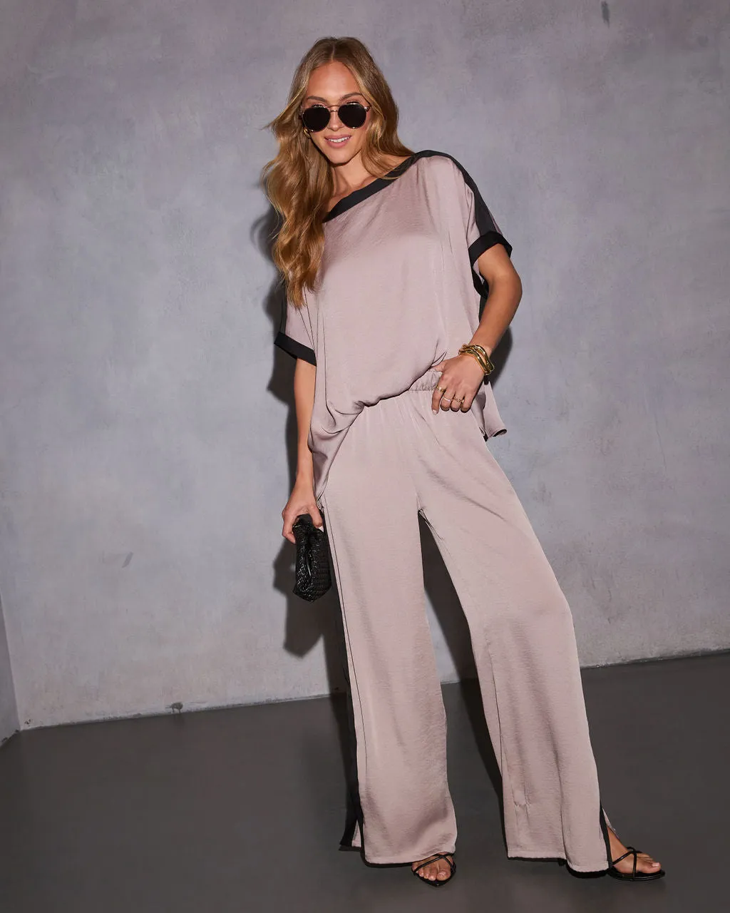 Lainey Contrast Trim Top