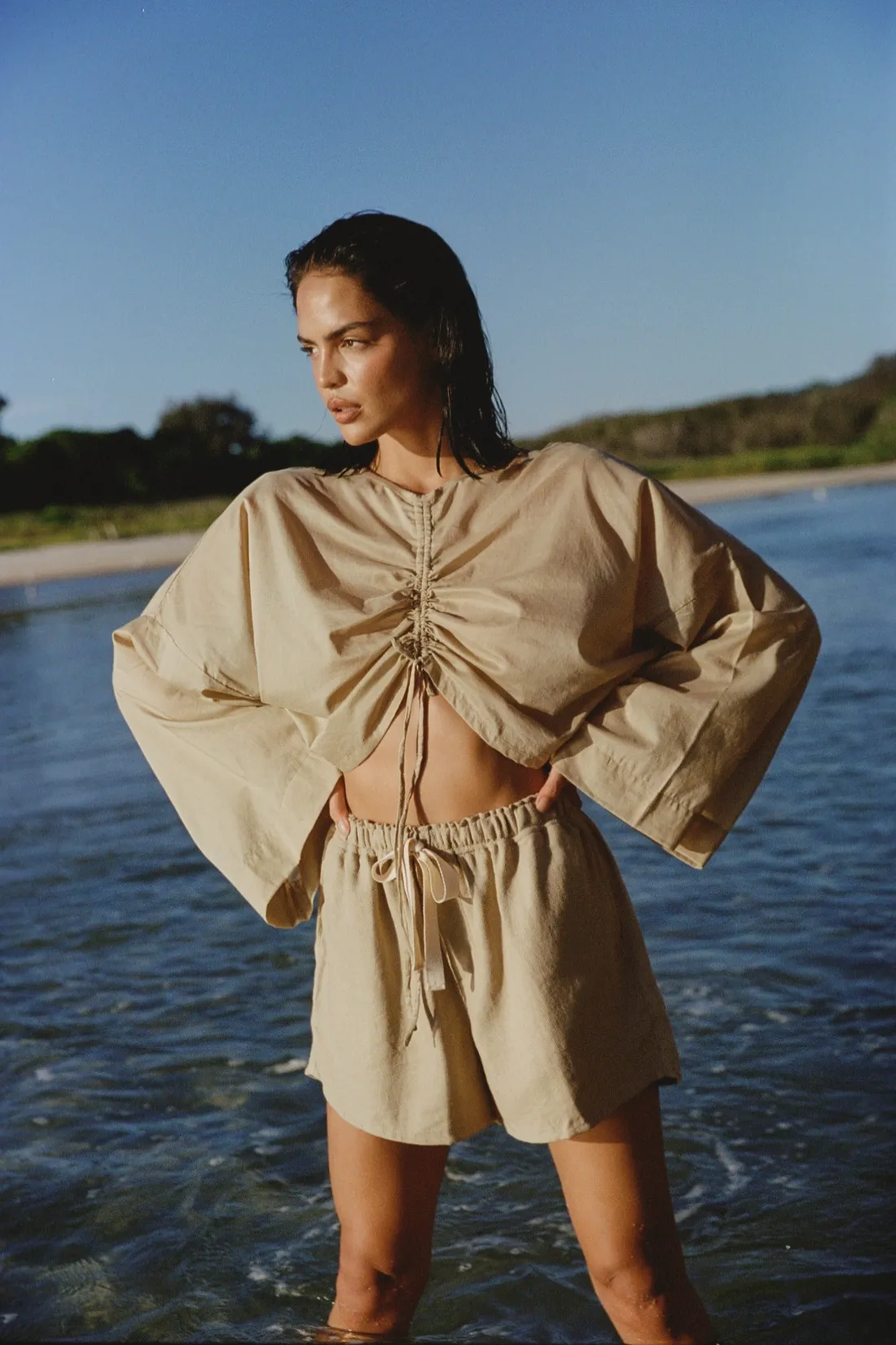 Ling Blouse Ice Coffee