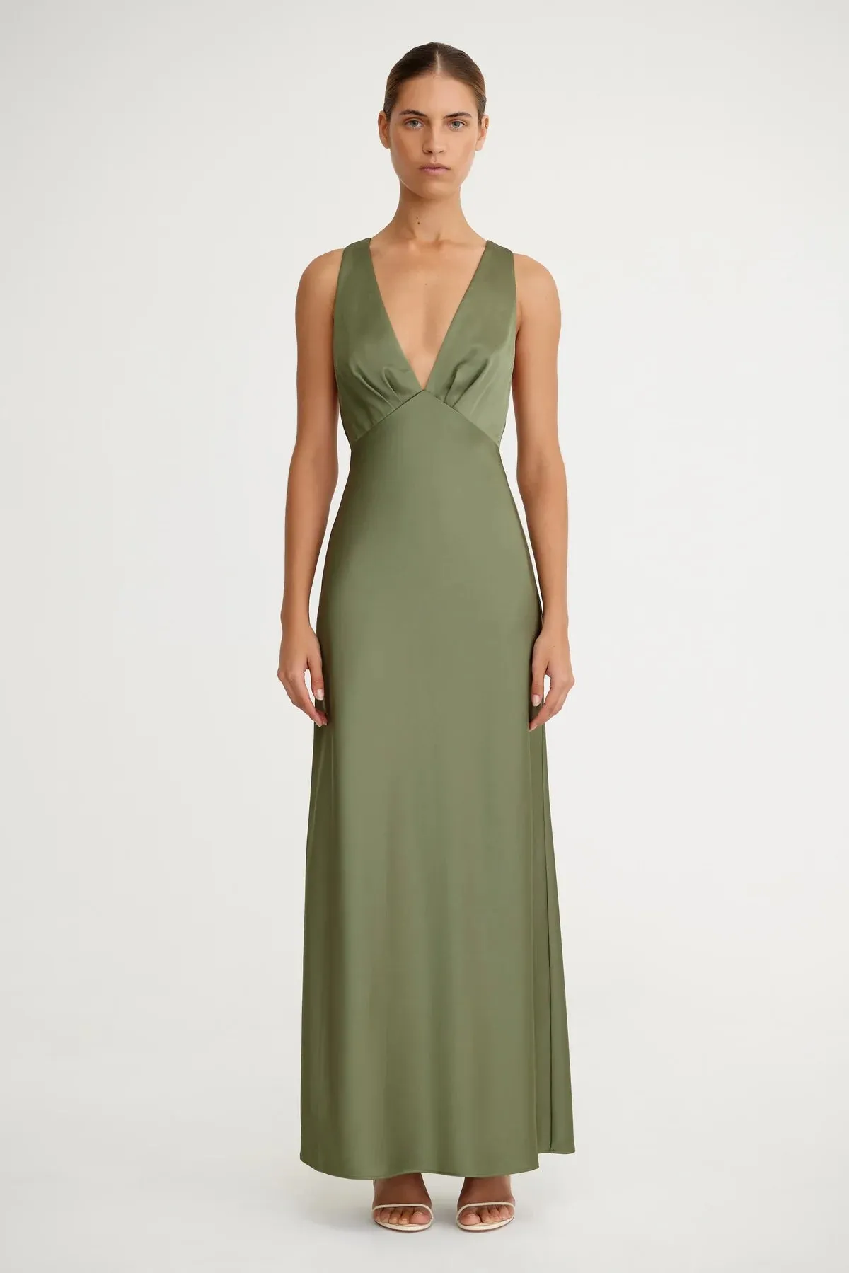 LUCILE BIAS MAXI DRESS
