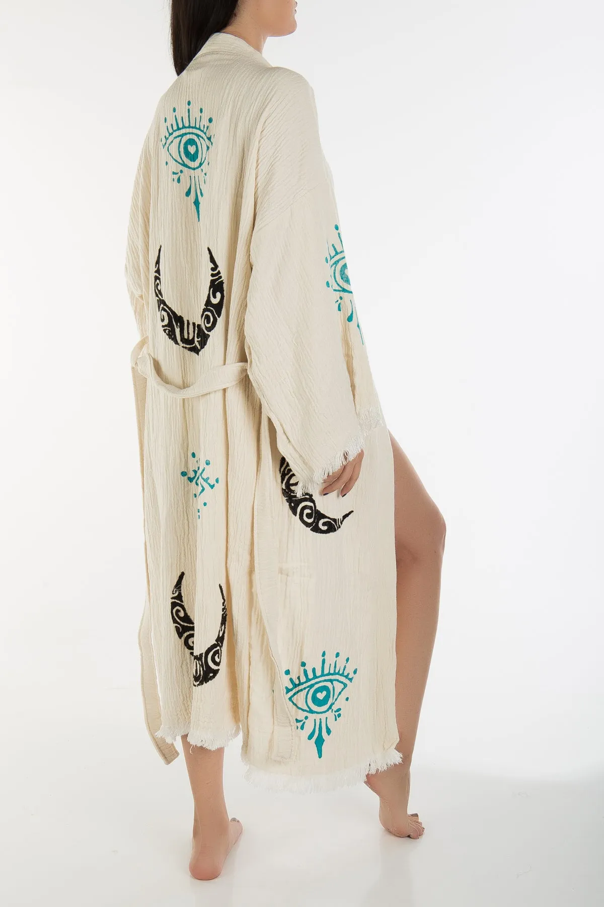 Maia - Black Moon Handmade Kimono