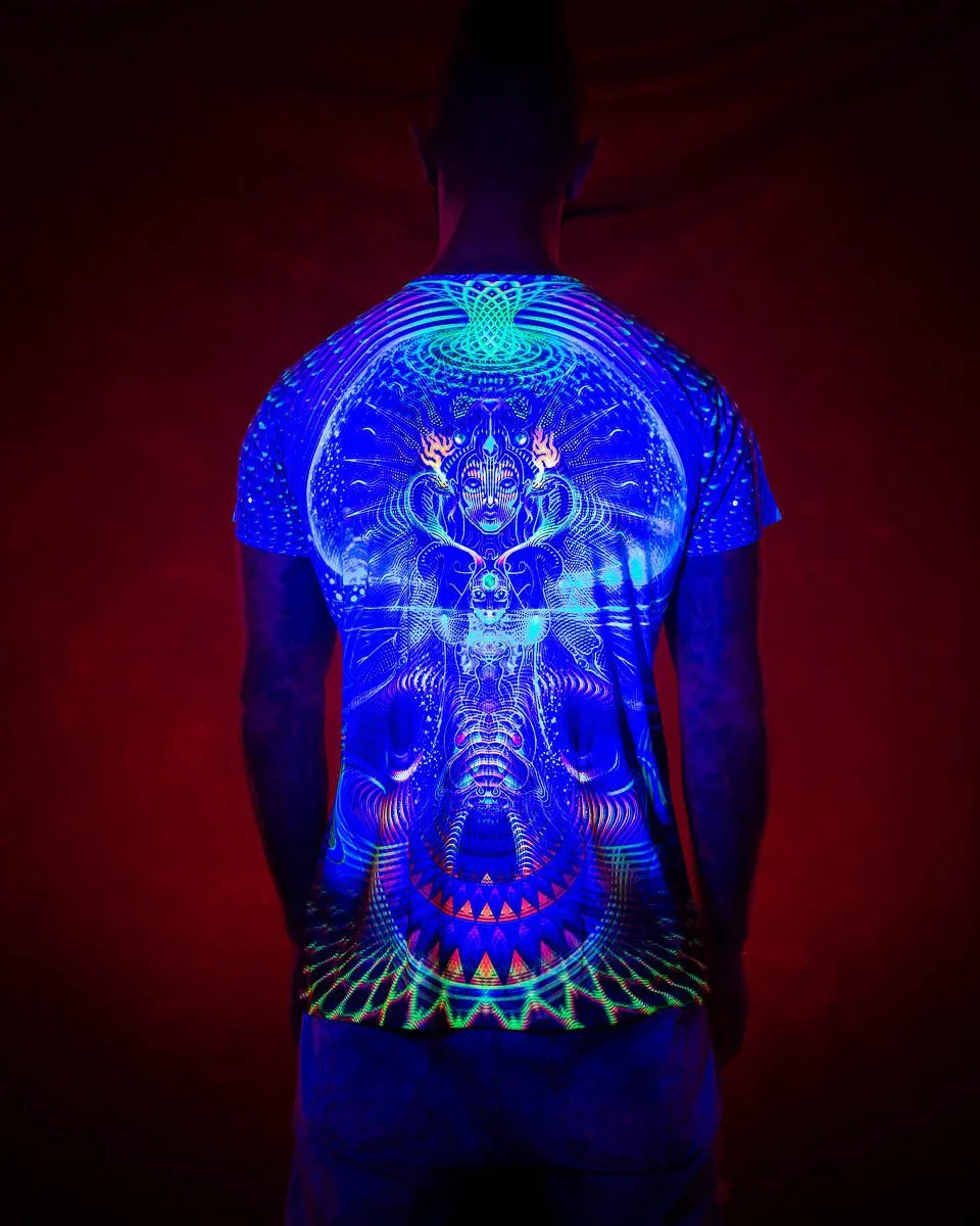 Mens Rave Shirt | Psy Clothing | Sacred Geomery Shirt | Fractal Shirt | Singular (TS)