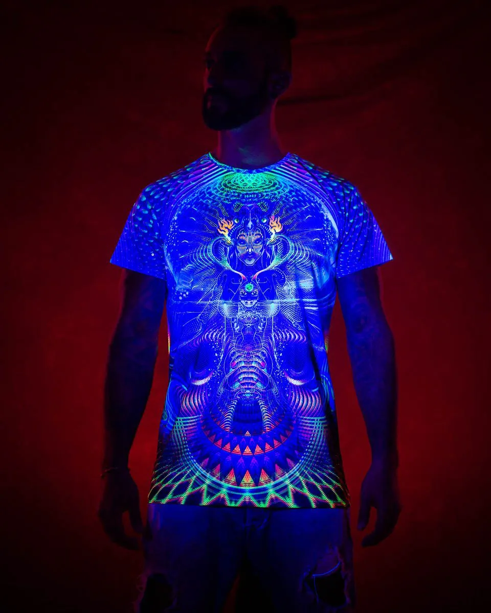 Mens Rave Shirt | Psy Clothing | Sacred Geomery Shirt | Fractal Shirt | Singular (TS)
