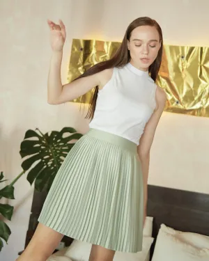 Mindy Pleated Mini Skirt