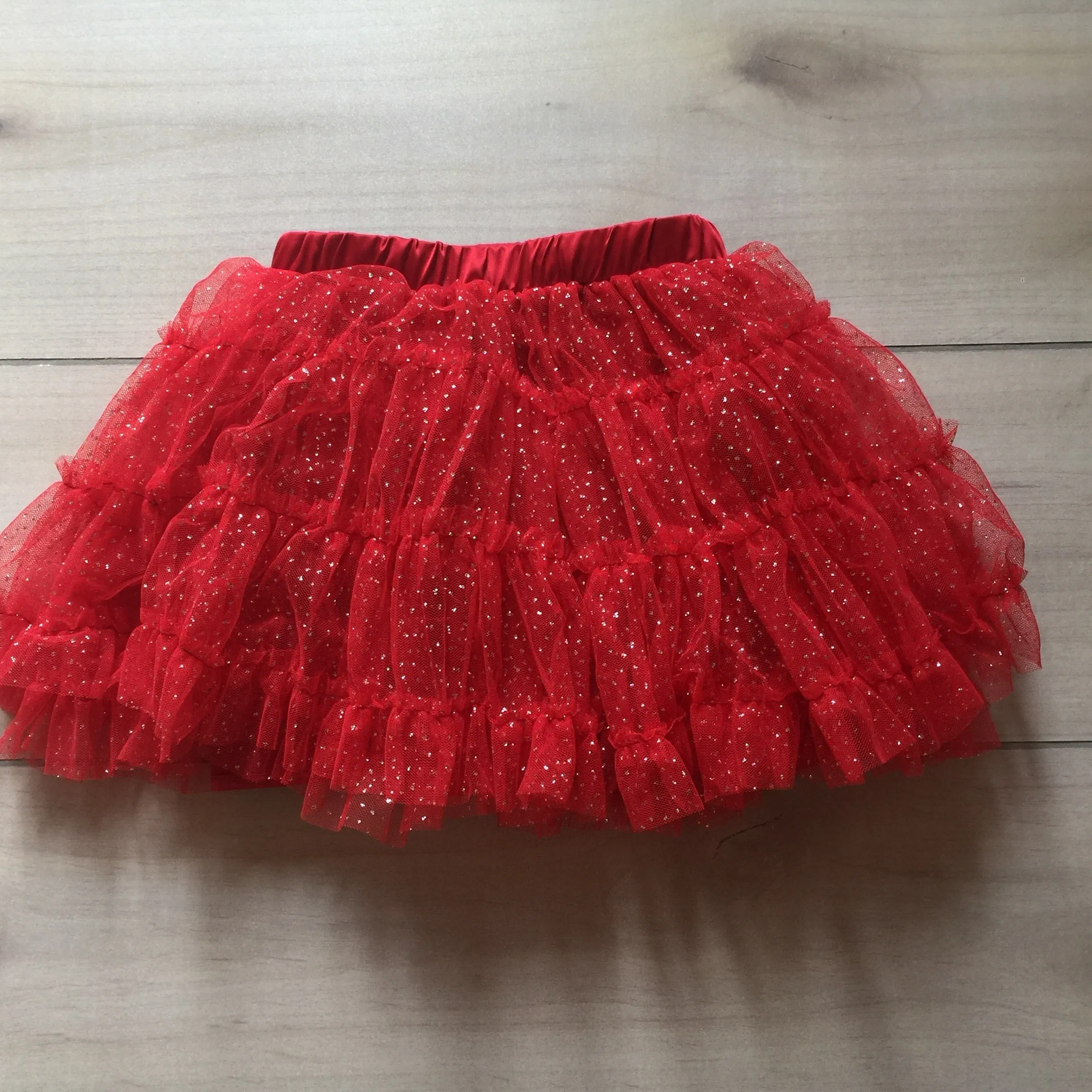 NEW Bardot Silver Sparkle Tulle Skirt