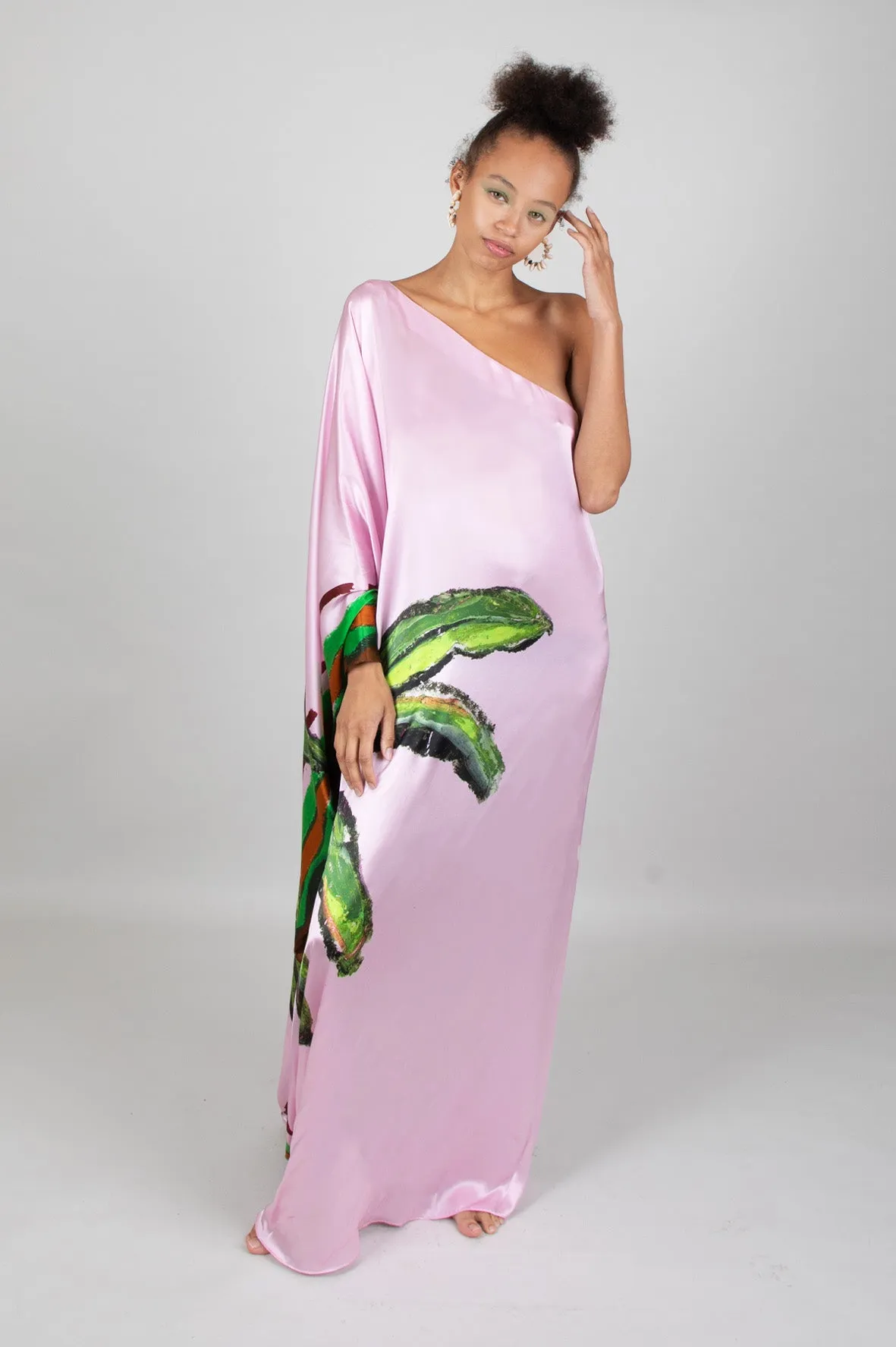One Shouldered Maxi Kimono / "Kumulau"