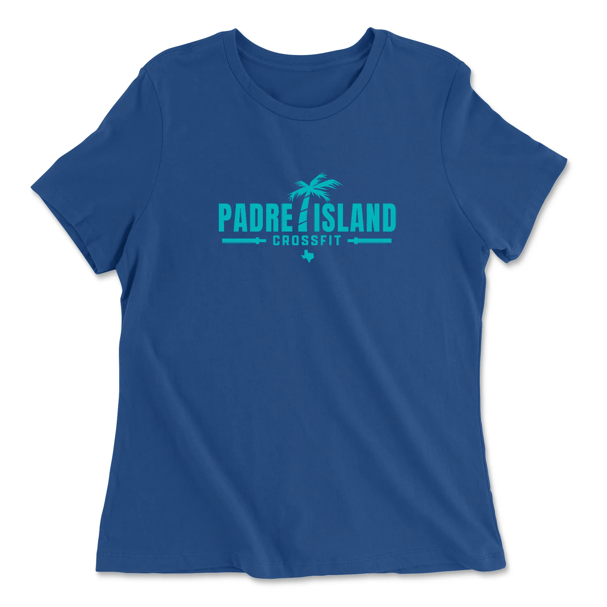 Padre Island CrossFit Blue Womens - Relaxed Jersey T-Shirt
