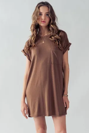 POCKET SHORT SLEEVE DRESS