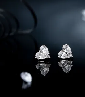Premium Zircon Heart Tops
