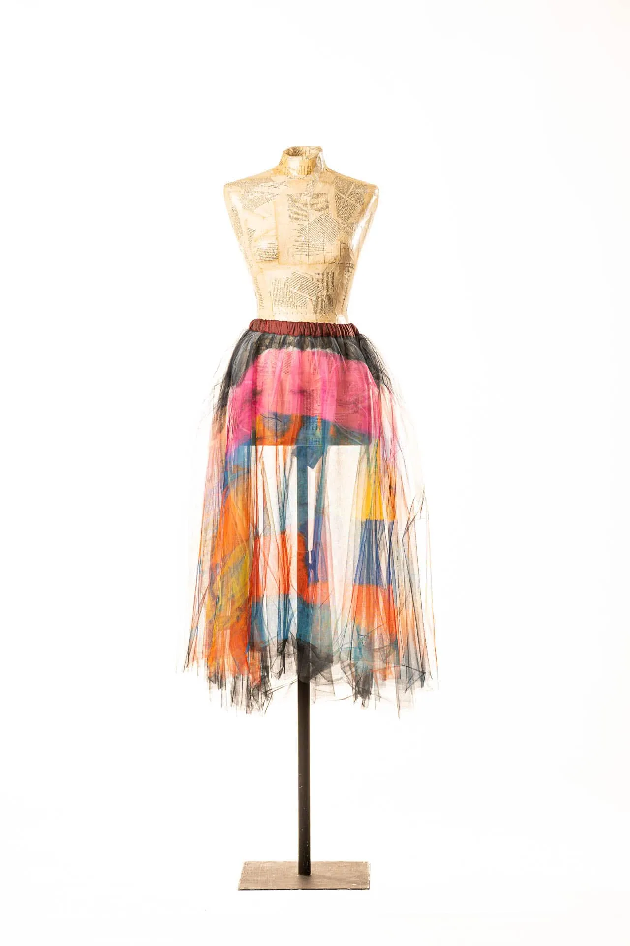 Printed Tulle Skirt
