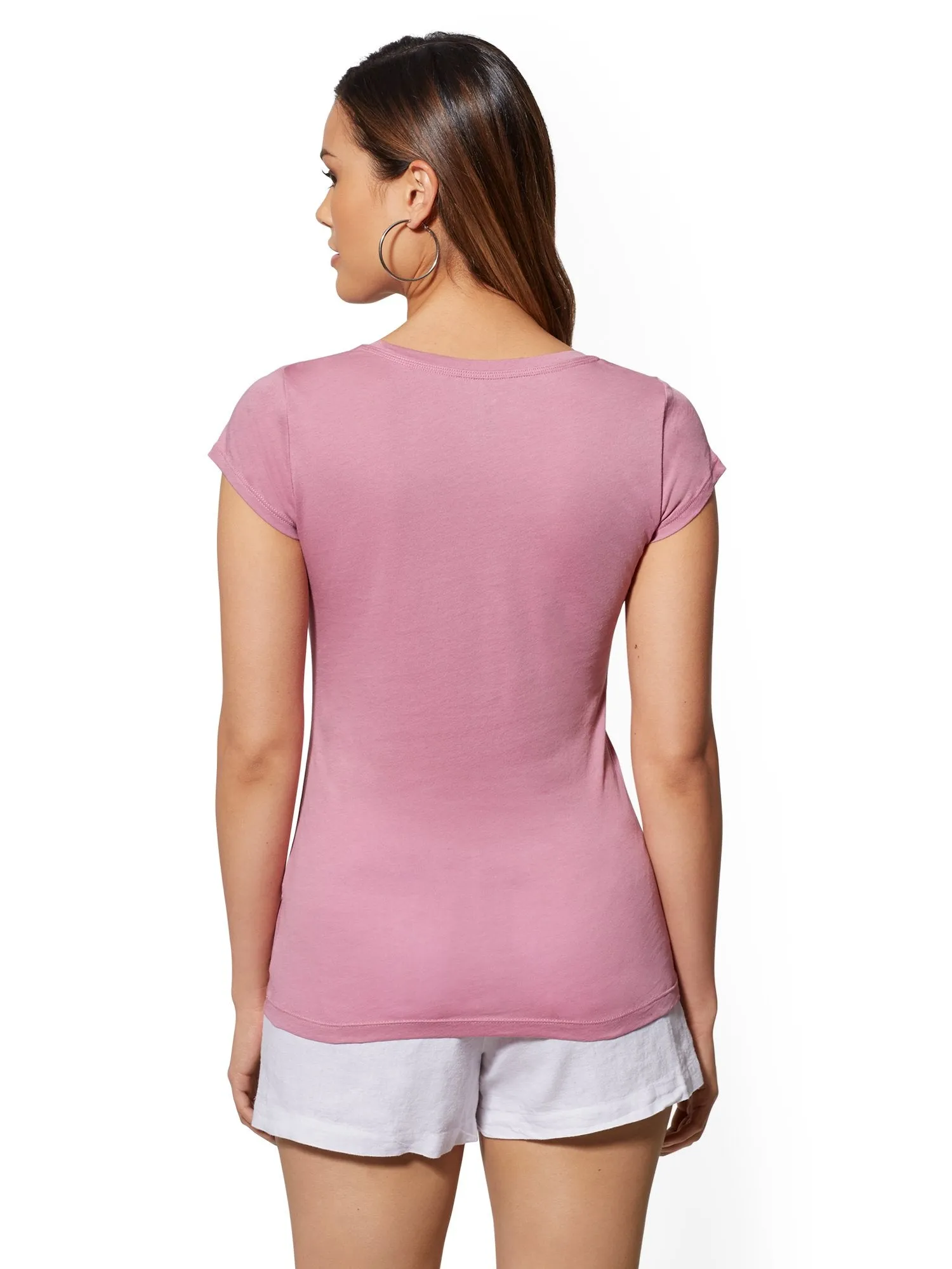 Purple Sparkling 'Sun Queen' Graphic Logo Tee