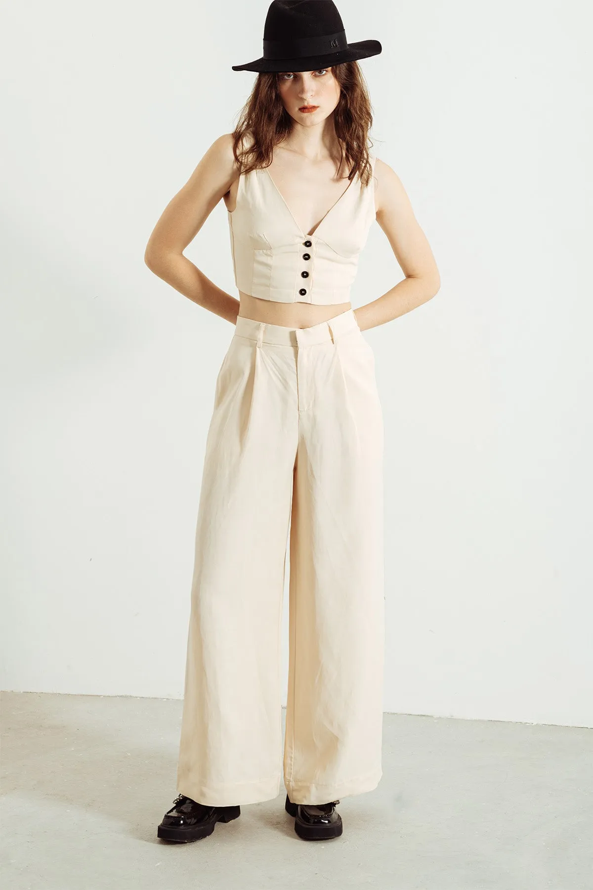 Ravenna Bustier Cropped Tank Top