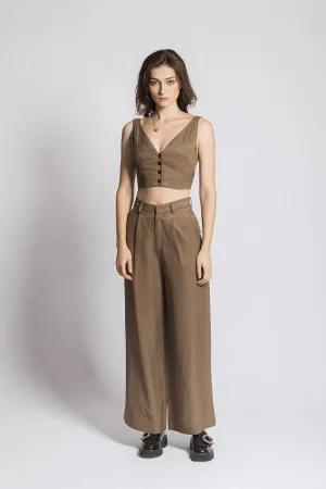 Ravenna Bustier Cropped Tank Top
