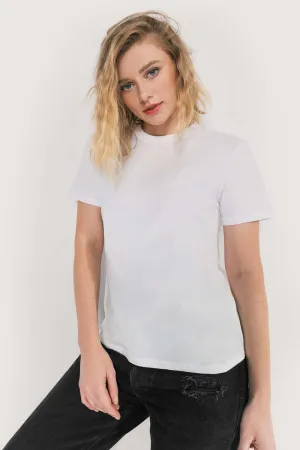 Relaxed Crew Neck T-Shirt (Brilliant White)