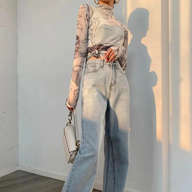 Renaissance Heads Mesh Top