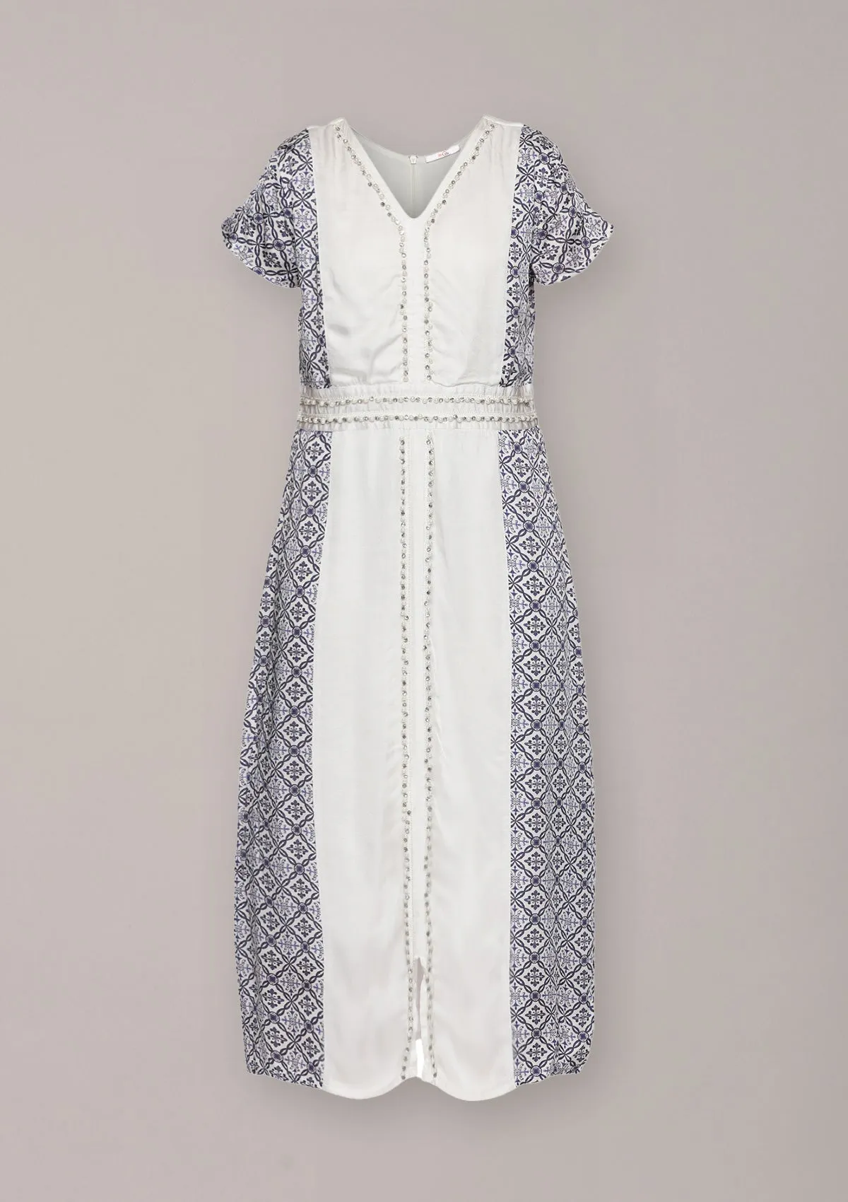 Safaa - Straight Cut Embellished Dress