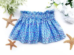 SALE Girl's Mermaid Scale Twirl Skirt