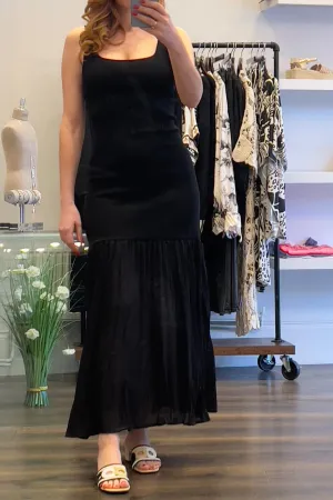 Scoop Neck Ribbed Dress