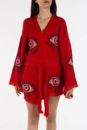 Sereia - Red Handmade Little Kimono